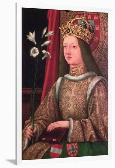 Queen Eleanor of Portugal (1434/37-67) Wife of Frederick III (1415-93) (Copy of Lost Original, 1468-Hans Burgkmair-Framed Giclee Print