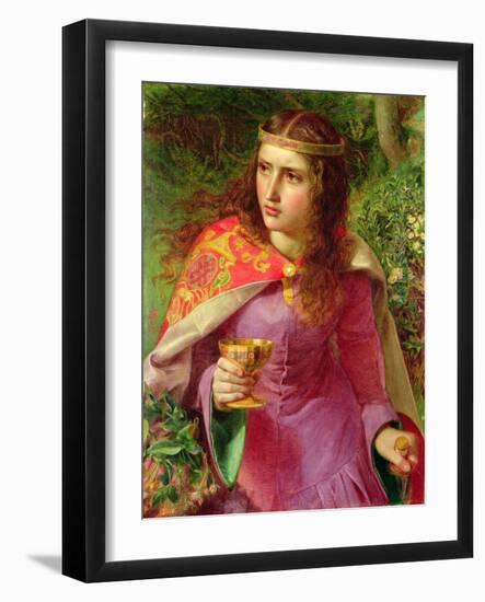 Queen Eleanor, Wife of King Henry Ii, 1858 (Oil on Canvas)-Anthony Frederick Augustus Sandys-Framed Giclee Print