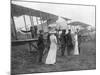 Queen Elisabeth of Belgium Visiting Allied Pilots, C1915-null-Mounted Giclee Print