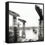 Queen Elizabeth 2 Launch on the Clyde at John Brown's, 1967-null-Framed Stretched Canvas