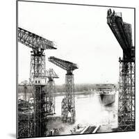 Queen Elizabeth 2 Launch on the Clyde at John Brown's, 1967-null-Mounted Photographic Print