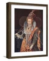 'Queen Elizabeth. An Emblematic Portrait by Zucchero', c1602, (1903)-Federico Zuccaro-Framed Giclee Print
