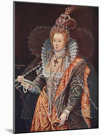 'Queen Elizabeth. An Emblematic Portrait by Zucchero', c1602, (1903)-Federico Zuccaro-Mounted Giclee Print