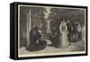 Queen Elizabeth and Mary Stuart-Ernesto Fontana-Framed Stretched Canvas