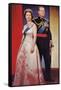 Queen Elizabeth and Prince Phillip-null-Framed Stretched Canvas