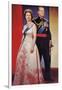 Queen Elizabeth and Prince Phillip-null-Framed Art Print