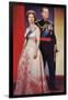 Queen Elizabeth and Prince Phillip-null-Framed Art Print