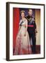 Queen Elizabeth and Prince Phillip-null-Framed Art Print