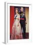 Queen Elizabeth and Prince Phillip-null-Framed Art Print