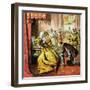 Queen Elizabeth and Shakespeare, 16th Century-null-Framed Giclee Print