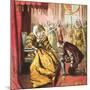 Queen Elizabeth and Shakespeare-English-Mounted Giclee Print