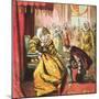 Queen Elizabeth and Shakespeare-English-Mounted Giclee Print