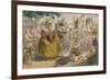 Queen Elizabeth and Sir Walter Raleigh, 1850-John Leech-Framed Giclee Print