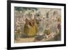 Queen Elizabeth and Sir Walter Raleigh, 1850-John Leech-Framed Giclee Print