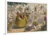 Queen Elizabeth and Sir Walter Raleigh, 1850-John Leech-Framed Giclee Print