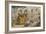 Queen Elizabeth and Sir Walter Raleigh, 1850-John Leech-Framed Giclee Print