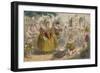 Queen Elizabeth and Sir Walter Raleigh, 1850-John Leech-Framed Giclee Print