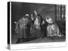 Queen Elizabeth and the Duke of York (King Richard II)-H Robinson-Stretched Canvas
