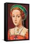 Queen Elizabeth as a Young Woman-Clive Uptton-Framed Stretched Canvas