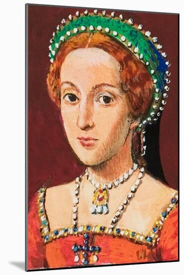 Queen Elizabeth as a Young Woman-Clive Uptton-Mounted Giclee Print