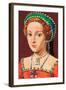 Queen Elizabeth as a Young Woman-Clive Uptton-Framed Giclee Print