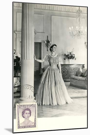 Queen Elizabeth at Home-null-Mounted Art Print