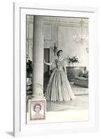 Queen Elizabeth at Home-null-Framed Art Print