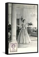 Queen Elizabeth at Home-null-Framed Stretched Canvas