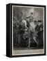 Queen Elizabeth at Tilbury-J. Parker-Framed Stretched Canvas