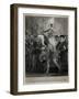 Queen Elizabeth at Tilbury-J. Parker-Framed Art Print