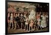 Queen Elizabeth I (1533-1603) Being Carried in Procession (Eliza Triumphans) C.1601-Robert Peake-Framed Giclee Print