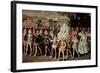 Queen Elizabeth I (1533-1603) Being Carried in Procession (Eliza Triumphans) C.1601-Robert Peake-Framed Giclee Print