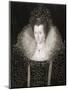 Queen Elizabeth I (1533-1603) from 'Gallery of Portraits', Published in 1833-null-Mounted Giclee Print