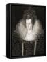 Queen Elizabeth I (1533-1603) from 'Gallery of Portraits', Published in 1833-null-Framed Stretched Canvas