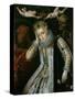 Queen Elizabeth I (1538-1603) in Old Age, C.1610-null-Stretched Canvas