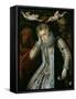 Queen Elizabeth I (1538-1603) in Old Age, C.1610-null-Framed Stretched Canvas