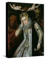 Queen Elizabeth I (1538-1603) in Old Age, C.1610-null-Stretched Canvas