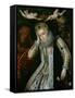 Queen Elizabeth I (1538-1603) in Old Age, C.1610-null-Framed Stretched Canvas