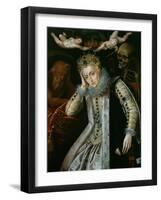 Queen Elizabeth I (1538-1603) in Old Age, C.1610-null-Framed Giclee Print