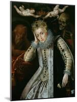 Queen Elizabeth I (1538-1603) in Old Age, C.1610-null-Mounted Giclee Print