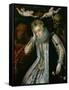 Queen Elizabeth I (1538-1603) in Old Age, C.1610-null-Framed Stretched Canvas