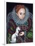 Queen Elizabeth I and an Ermine - a Tudor Portrait-Jasmine Becket-Griffith-Framed Art Print