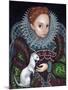 Queen Elizabeth I and an Ermine - a Tudor Portrait-Jasmine Becket-Griffith-Mounted Art Print