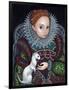 Queen Elizabeth I and an Ermine - a Tudor Portrait-Jasmine Becket-Griffith-Framed Art Print