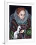 Queen Elizabeth I and an Ermine - a Tudor Portrait-Jasmine Becket-Griffith-Framed Art Print