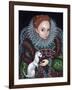 Queen Elizabeth I and an Ermine - a Tudor Portrait-Jasmine Becket-Griffith-Framed Art Print