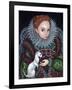 Queen Elizabeth I and an Ermine - a Tudor Portrait-Jasmine Becket-Griffith-Framed Art Print