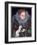 Queen Elizabeth I and an Ermine - a Tudor Portrait-Jasmine Becket-Griffith-Framed Art Print