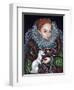 Queen Elizabeth I and an Ermine - a Tudor Portrait-Jasmine Becket-Griffith-Framed Art Print