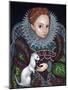 Queen Elizabeth I and an Ermine - a Tudor Portrait-Jasmine Becket-Griffith-Mounted Art Print